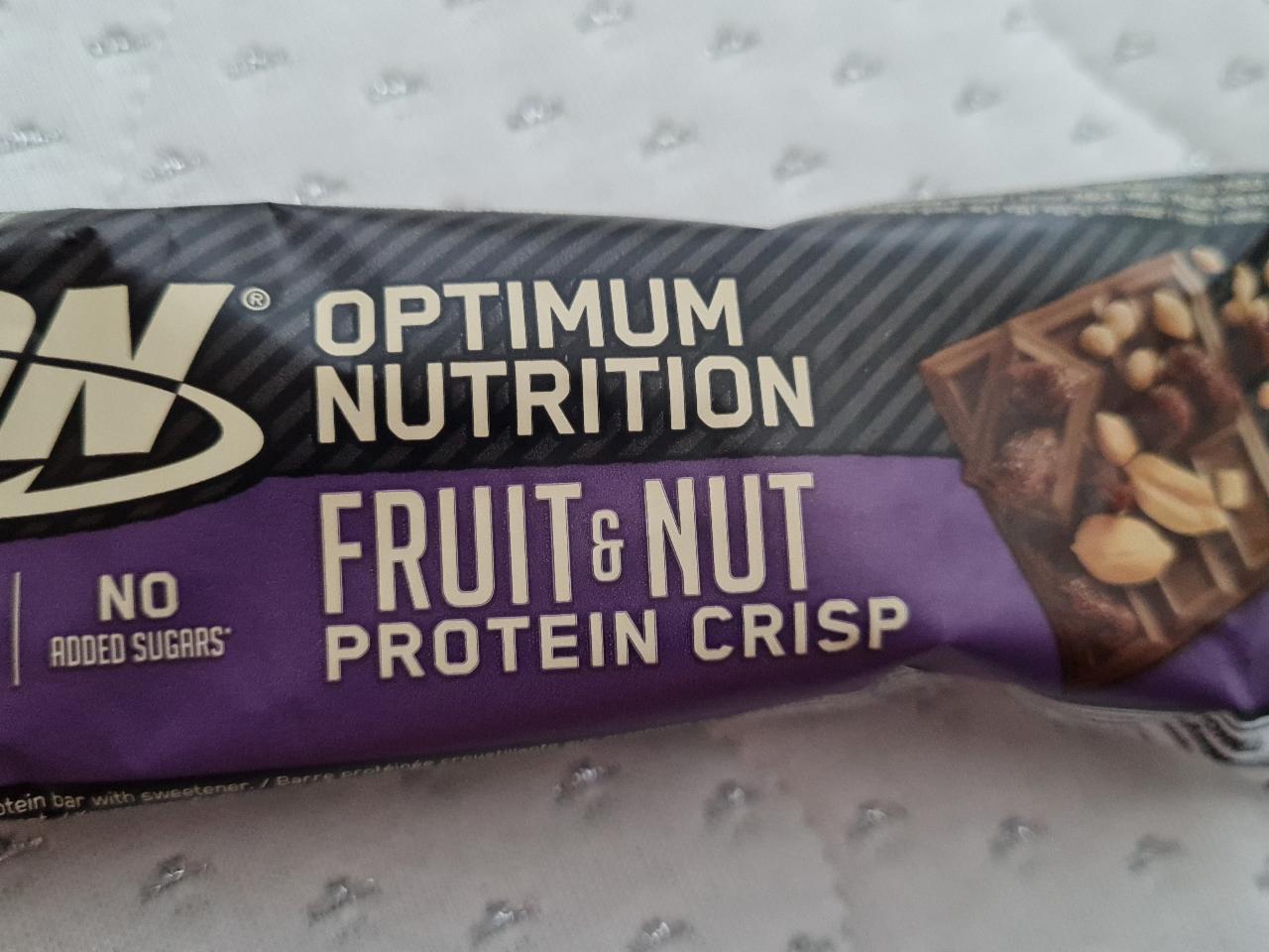 Fotografie - Optimum Nutrition Fruit & Nut Protein Crisp ON
