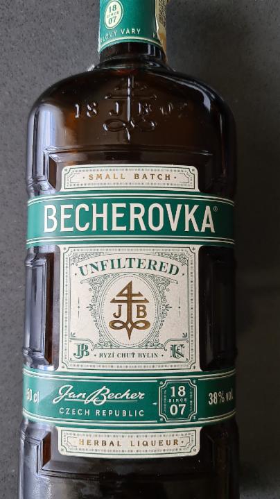 Fotografie - Becherovka Unfiltred 38%