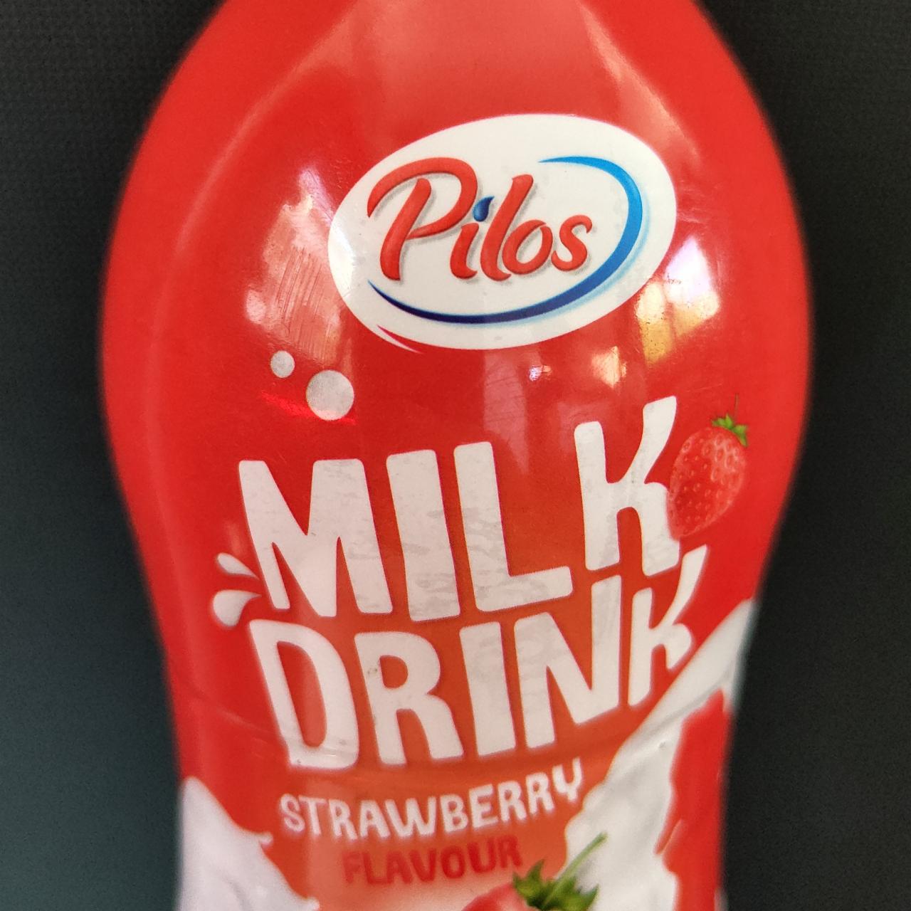 Fotografie - Milk drink Strawberry flavour Pilos