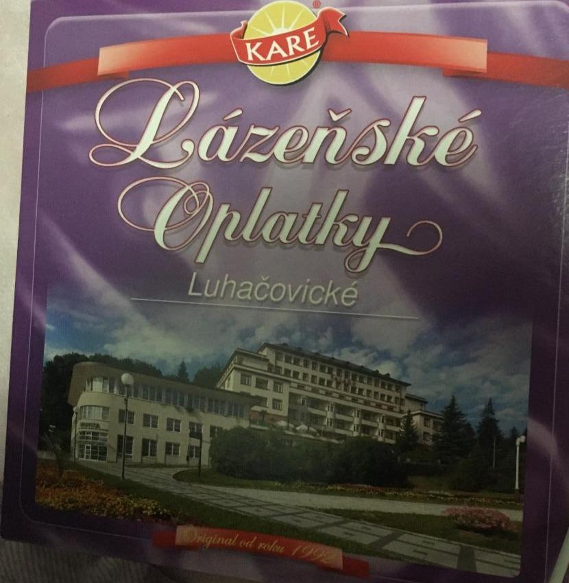 Fotografie - Lázeňské oplatky Luhačovické vanilka s čoko