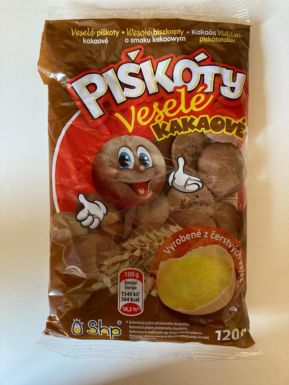 Fotografie - Piškóty veselé kakaové Shp