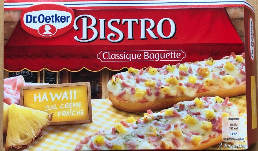 Fotografie - Bistro Classique Baguette Hawaii Dr.Oetker