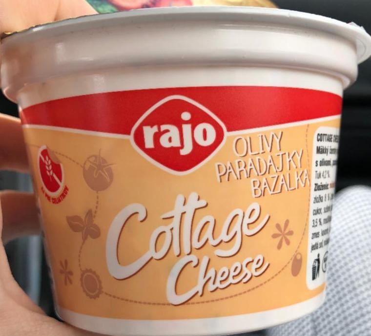 Fotografie - Cottage cheese olivy paradajky bazalka Rajo