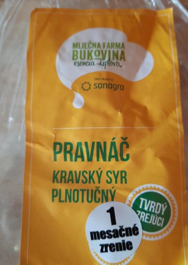 Fotografie - pravnáč kravský syr plnotučný