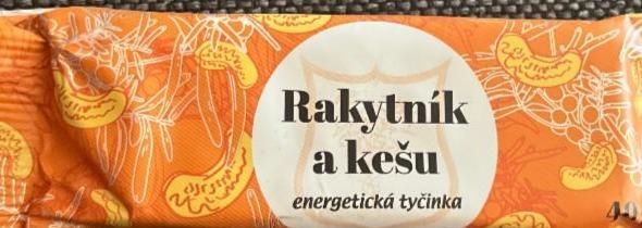 Fotografie - Energetická tyčinka rakytník a kešu