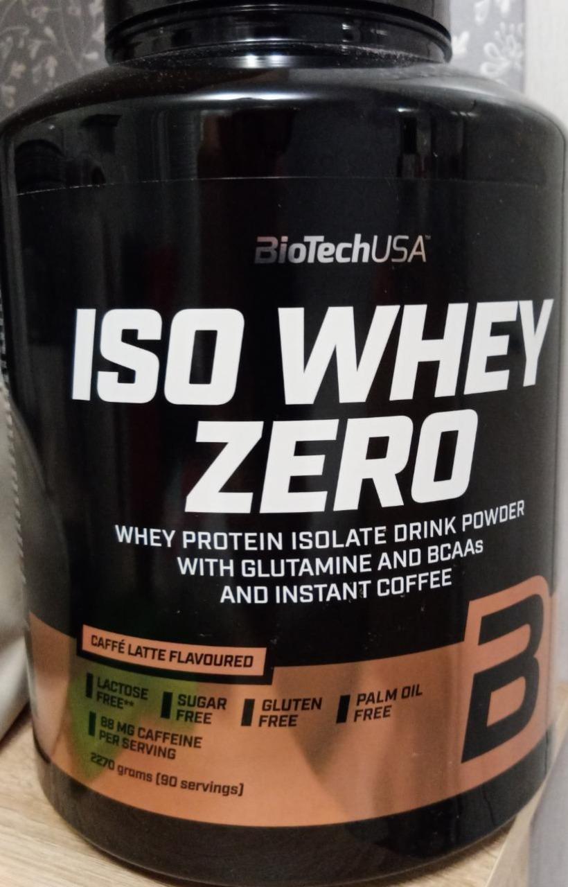 Fotografie - ISO Whey Zero Caffé Latte Biotech USA