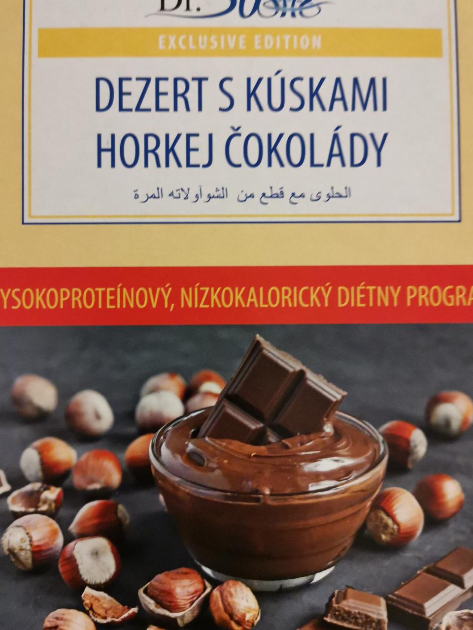 Fotografie - Dezert s kúskami horkej cokolady Dr.Slim