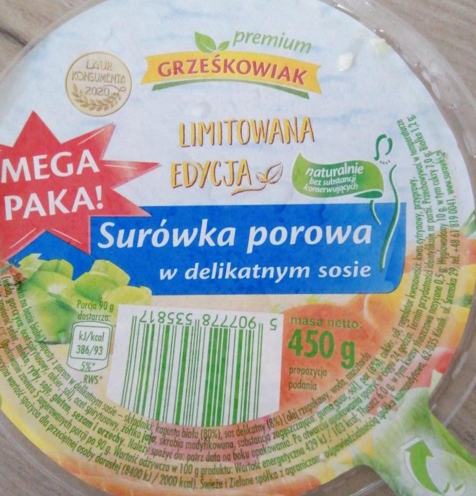 Fotografie - Surówka porowa w delikatnym sosie Grześkowiak