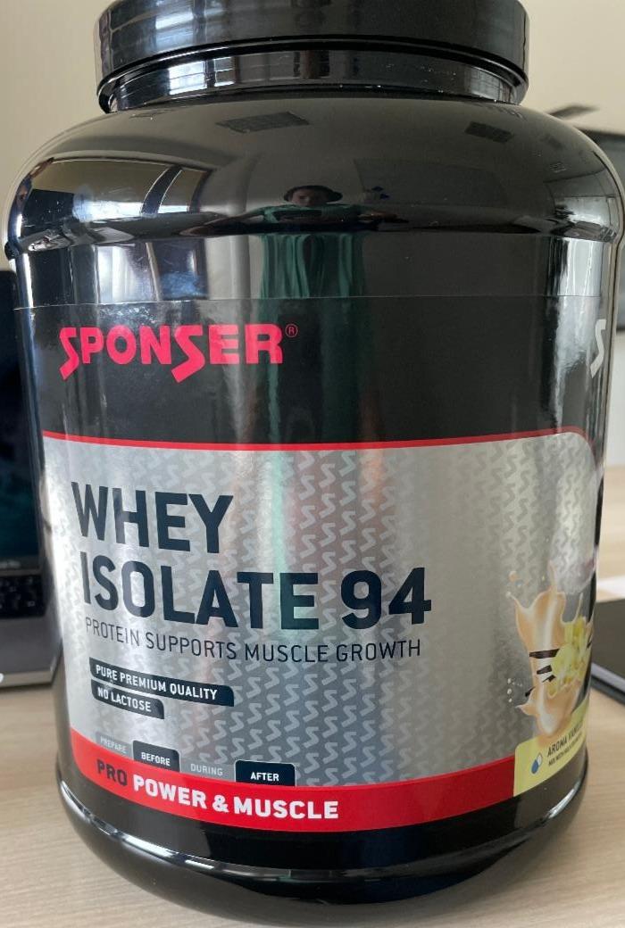 Fotografie - Whey Isolate 94 Protein Vanille Sponser