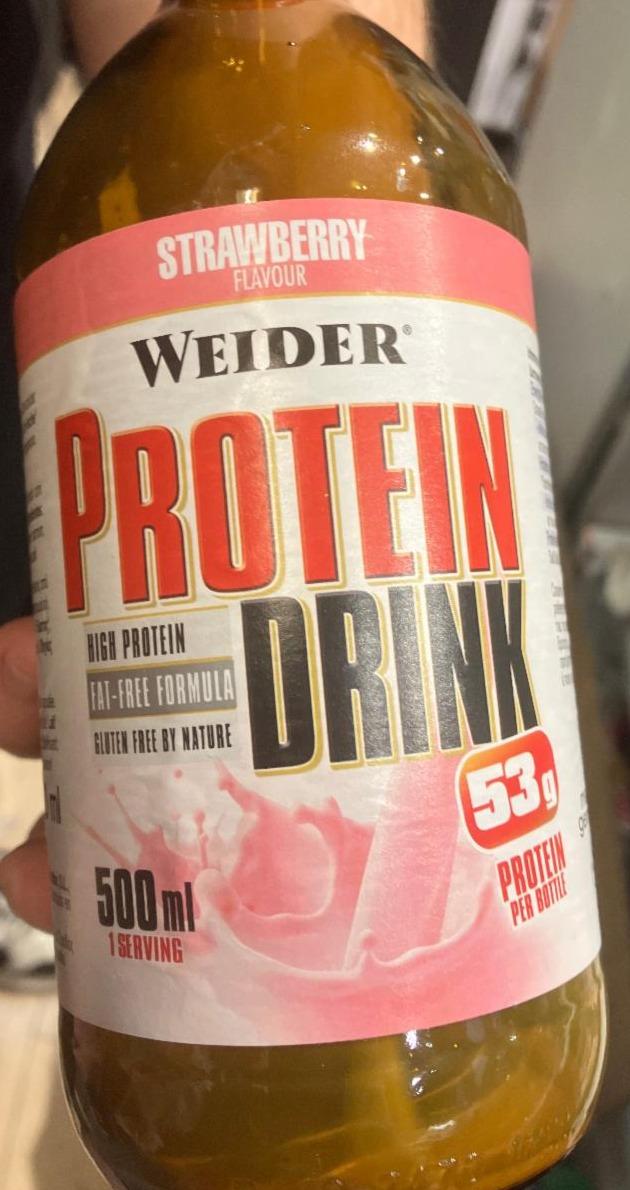 Fotografie - Protein Drink Strawberry flavour Weider