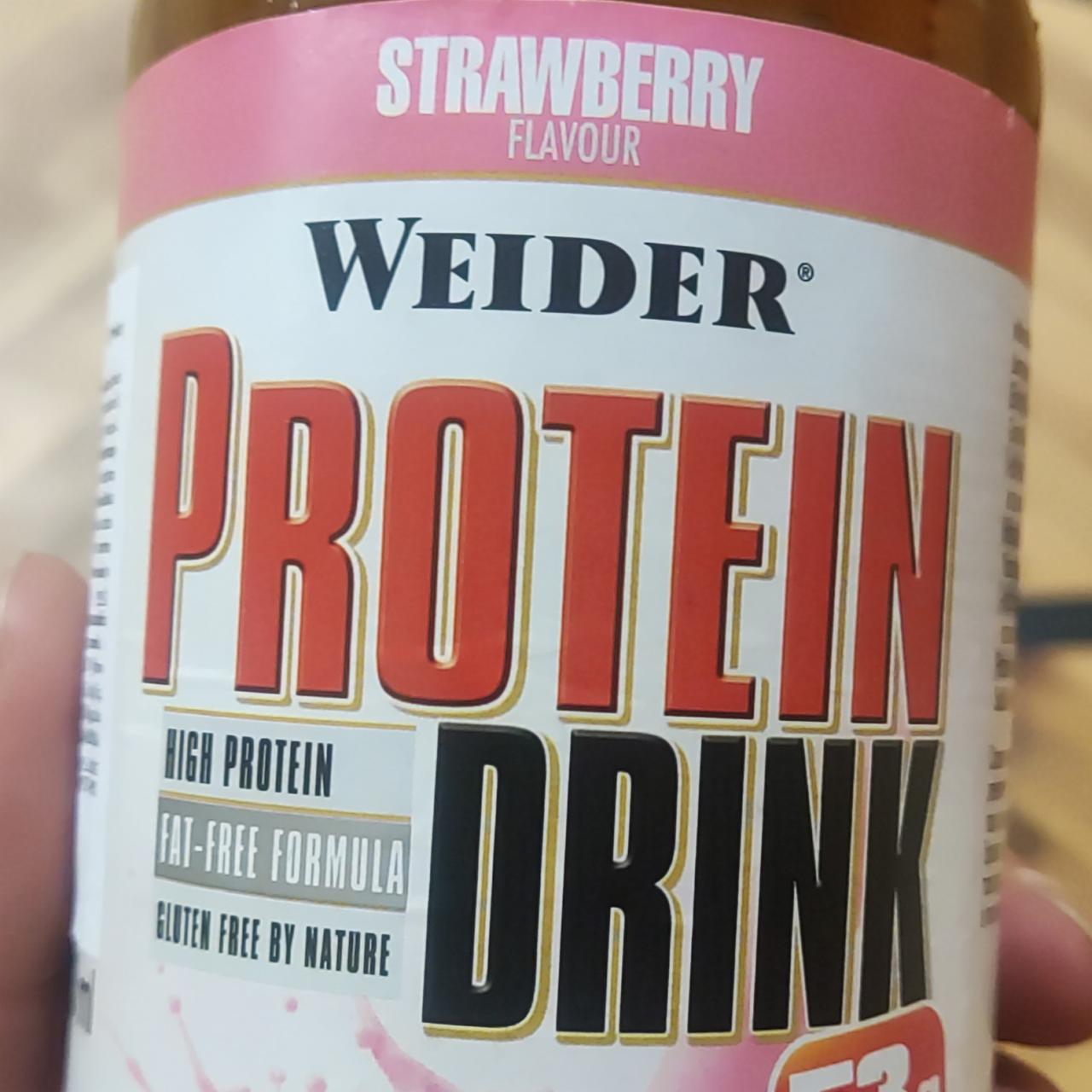 Fotografie - Protein Drink Strawberry flavour Weider