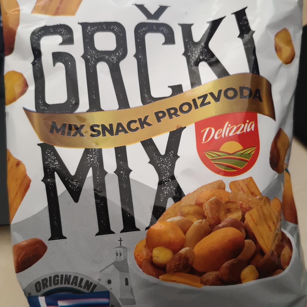 Fotografie - Grčki Mix snack proizvoda Delizzia