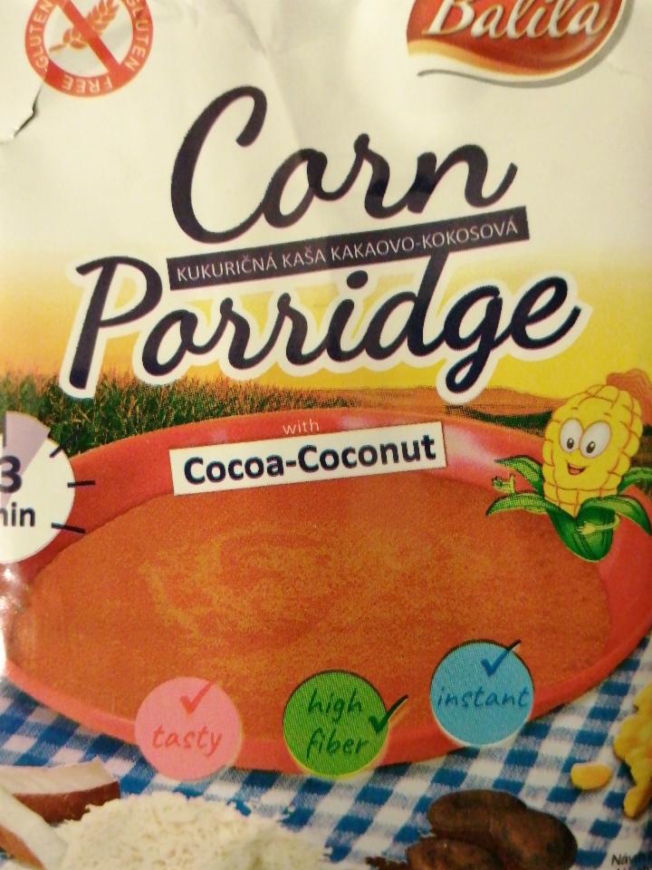 Fotografie - Corn Porridge Cocoa-coconut Balila