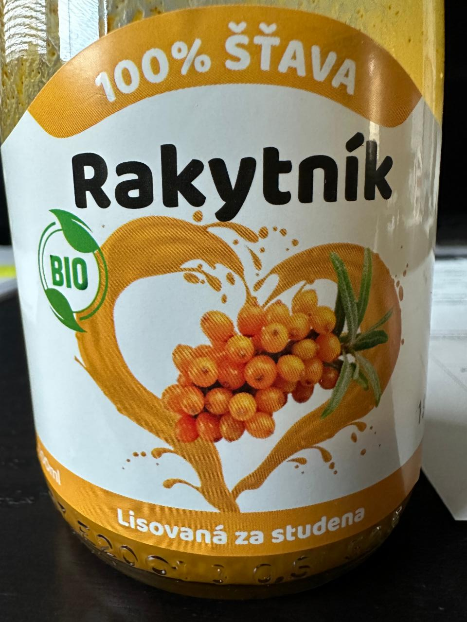 Fotografie - Rakytník 100% Šťava Zamio