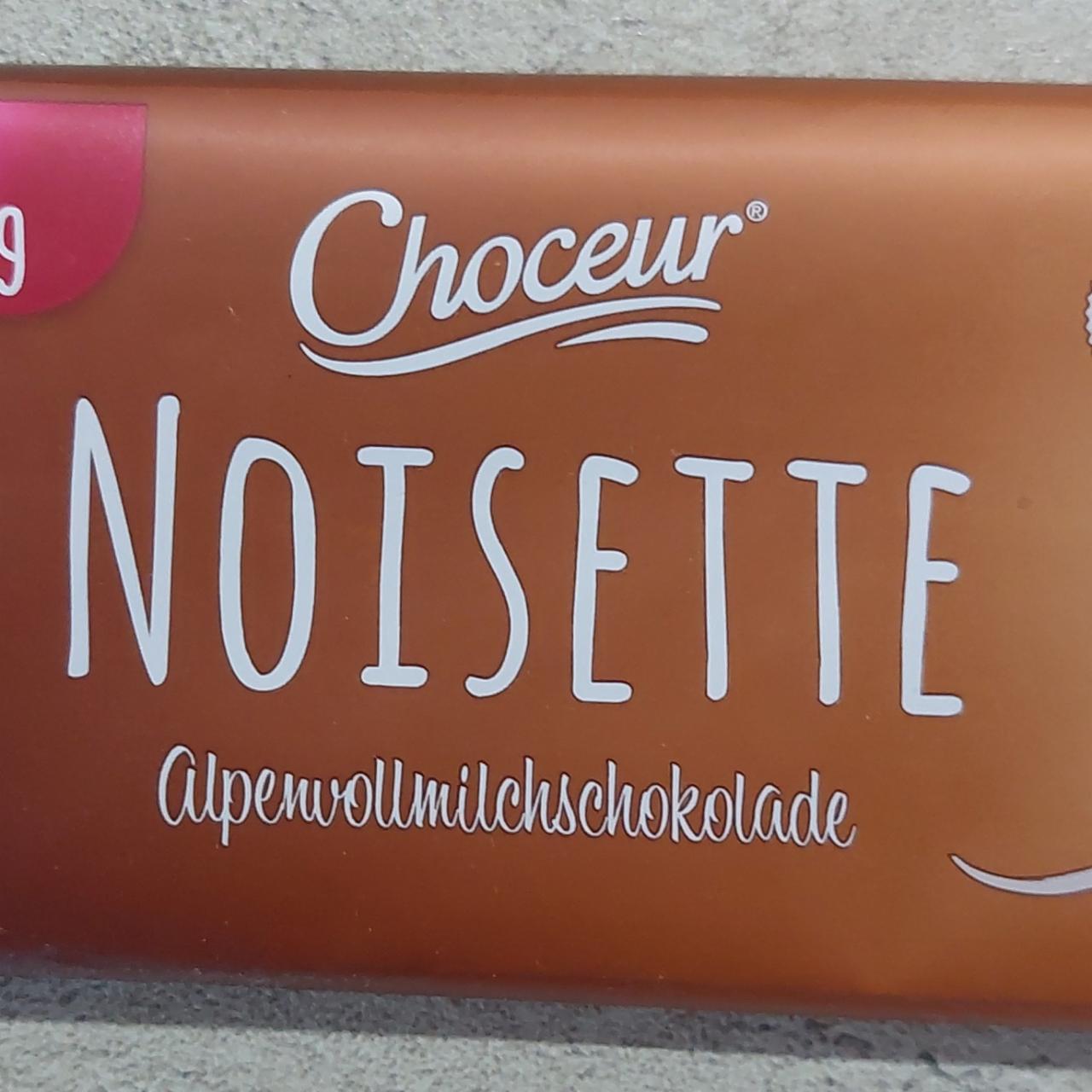 Fotografie - Noisette Alpenvollmilchschokolade Choceur
