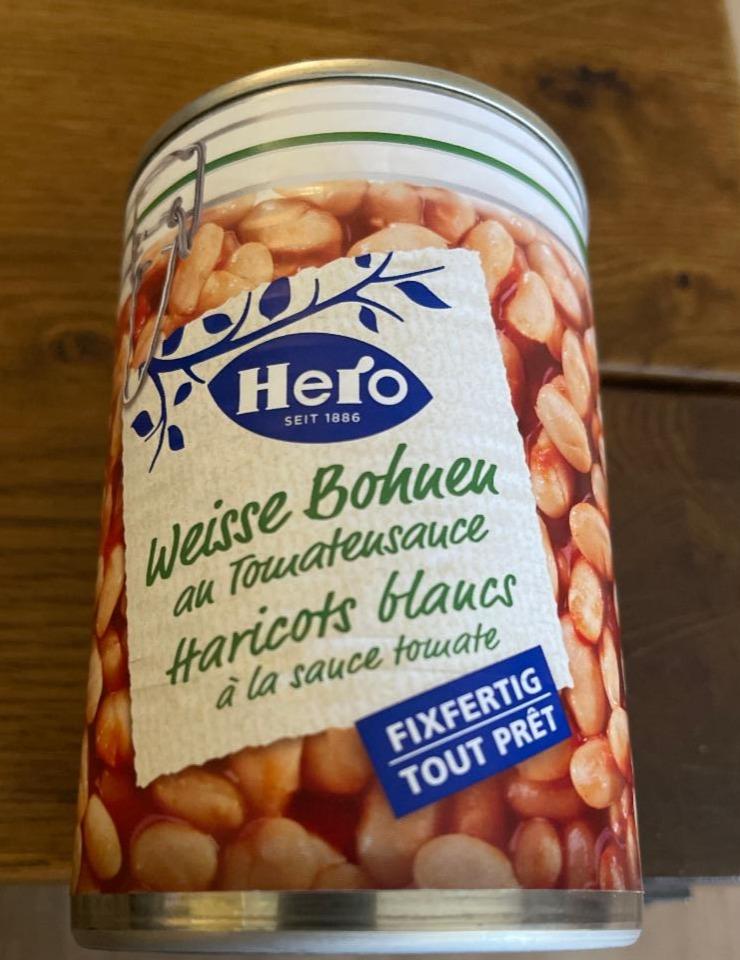 Fotografie - Weisse Bohnen au Tomatensause Hero