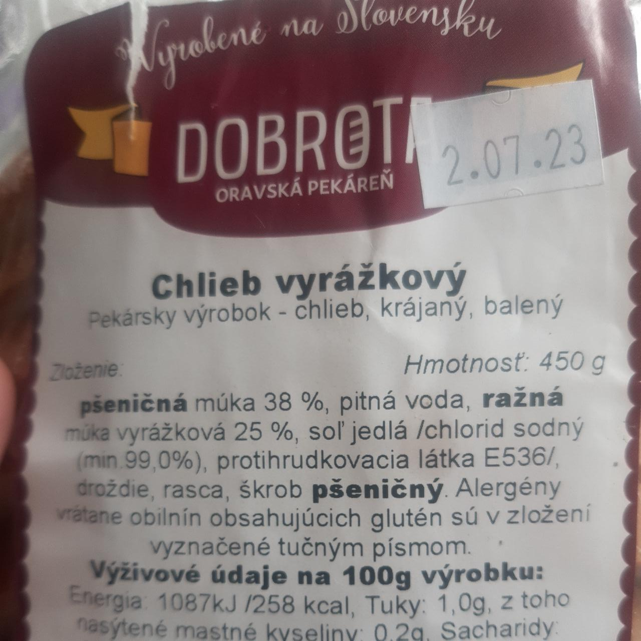 Fotografie - Chlieb vyrážkový Dobrota