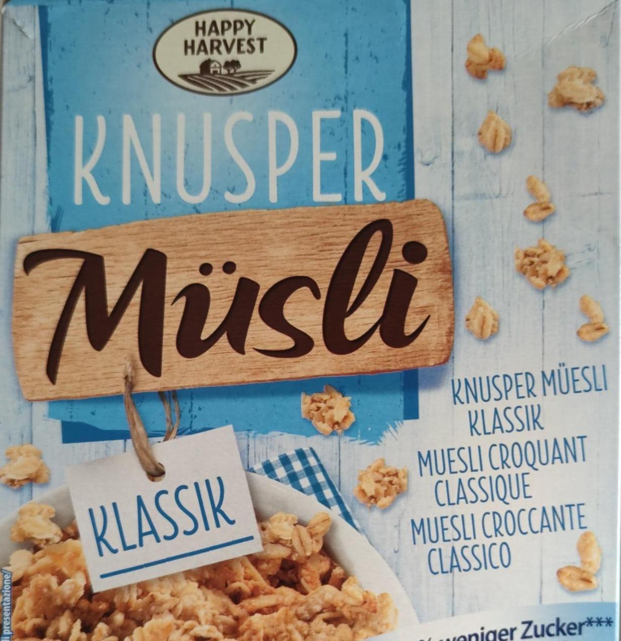 Fotografie - Knusper Müsli Klassik Happy Harvest