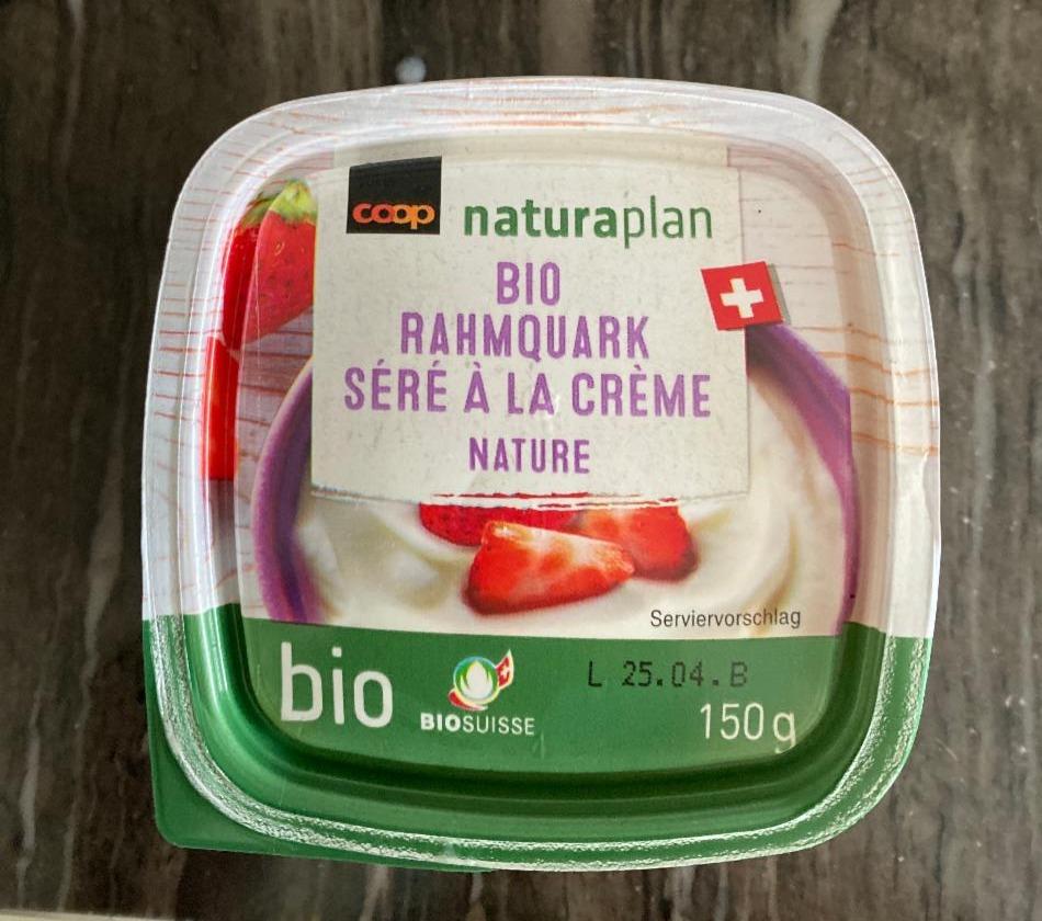 Fotografie - Bio Rahmquark Sére a la creme Nature coop naturaplan