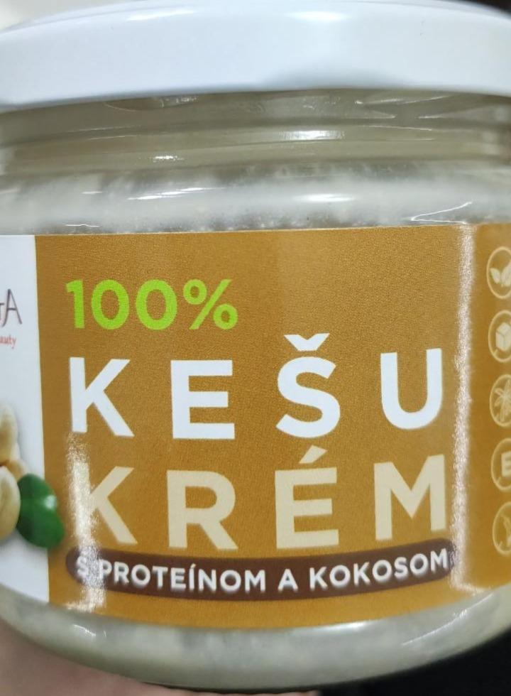 Fotografie - Kešu krém s proteínom a kokosom