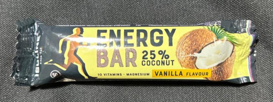 Fotografie - Energy Bar 25% coconut Vanilla flavour Isoline