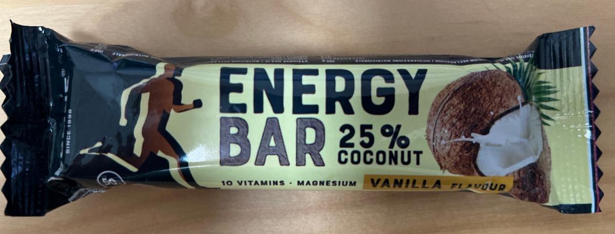 Fotografie - Energy Bar 25% coconut Vanilla flavour Isoline