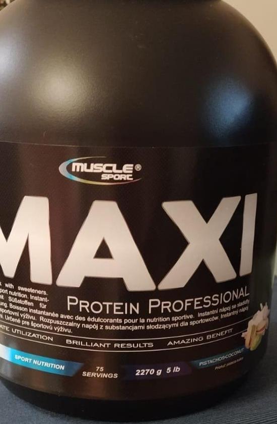 Fotografie - Protein Maxi pistacie kokos MuscleSport