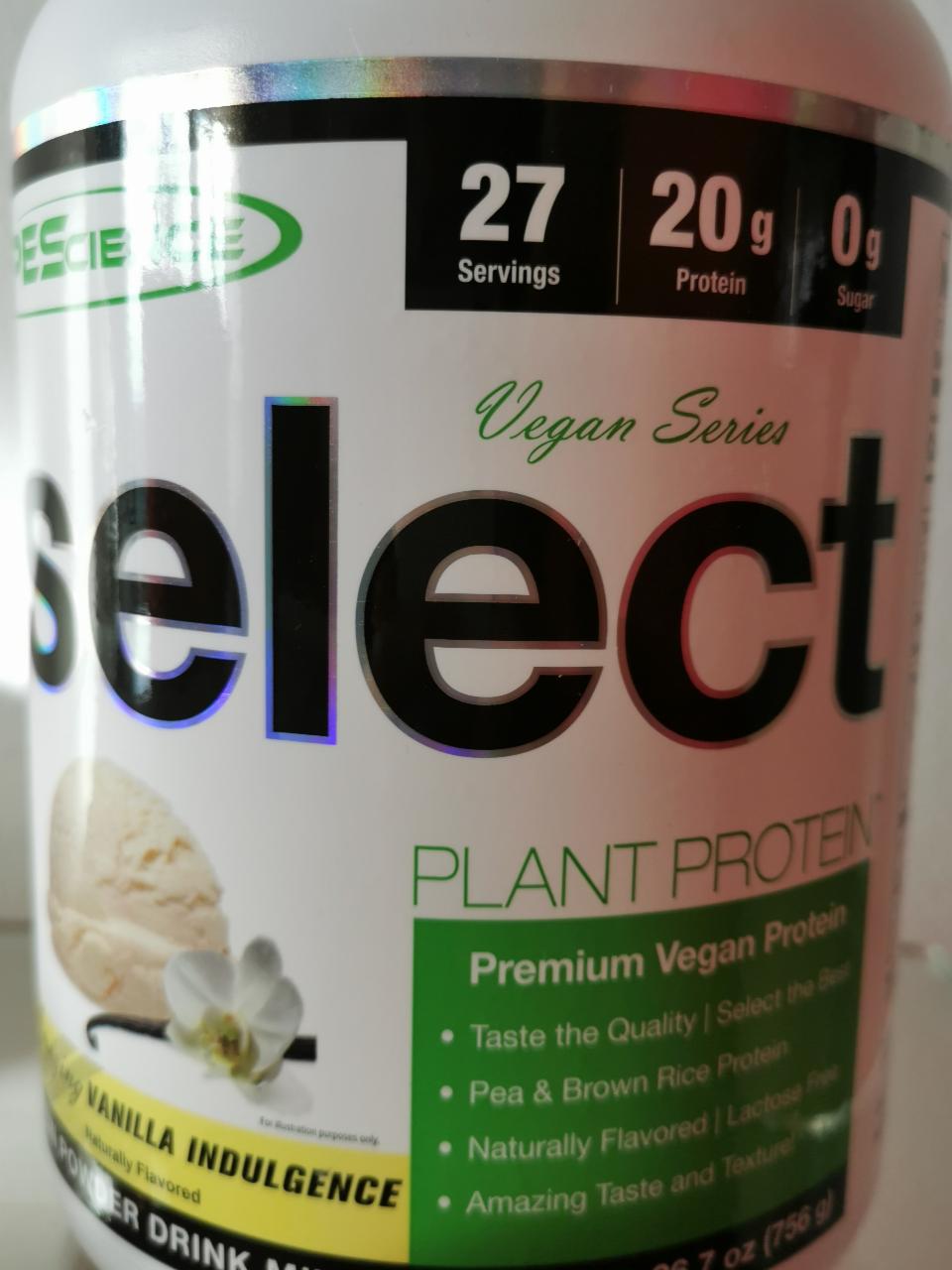 Fotografie - PEScience Vegan Series Select Protein Vanilla Indulgence