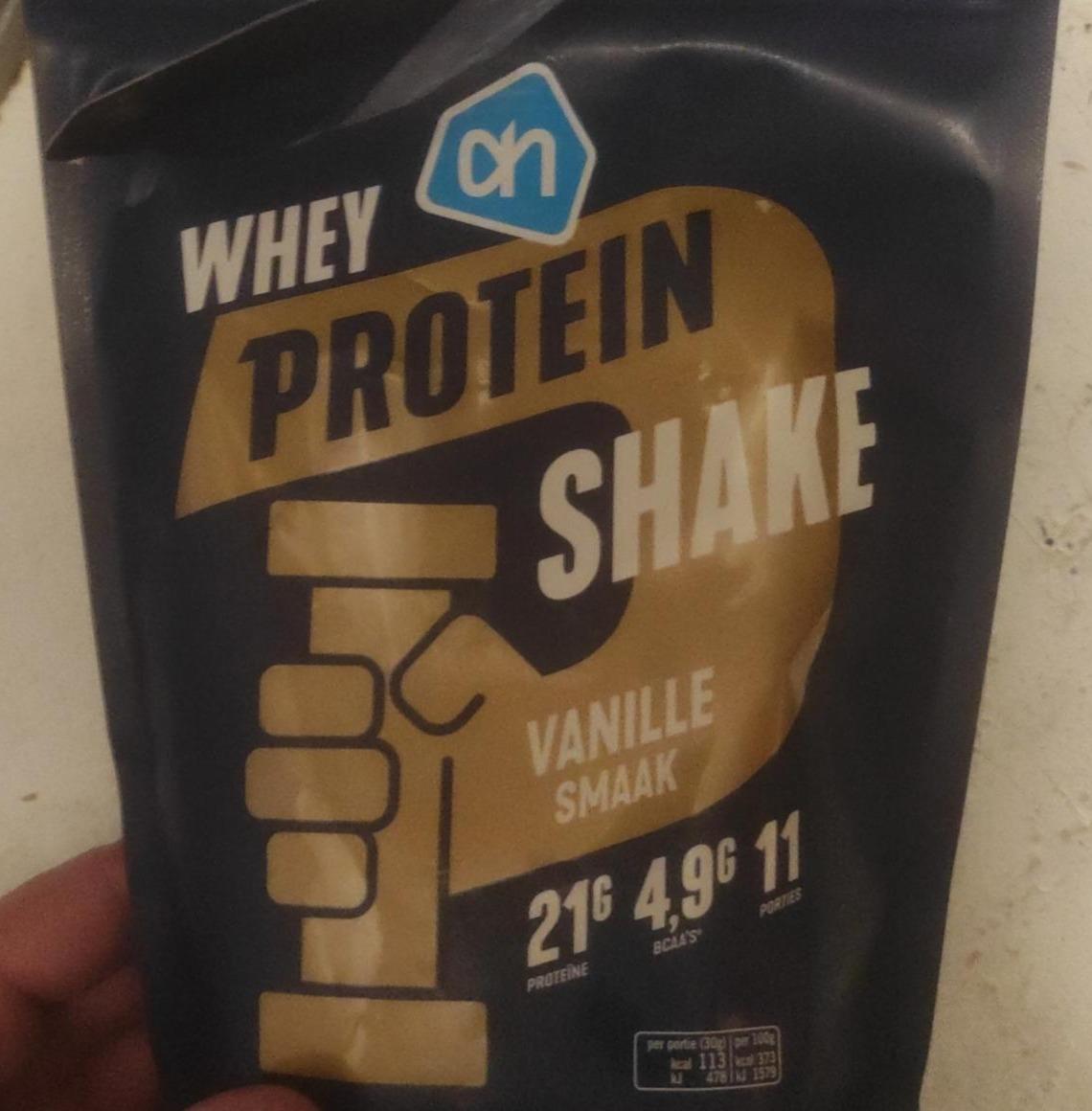 Fotografie - Whey Protein Shake Vanille smaak AH