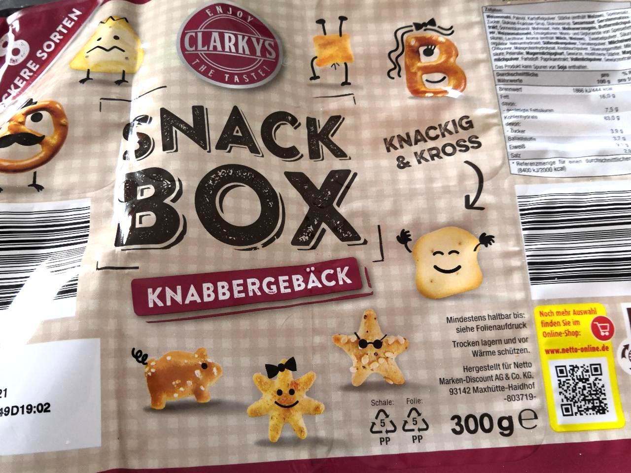 Fotografie - Snack box knabbergerbäck Clarkys