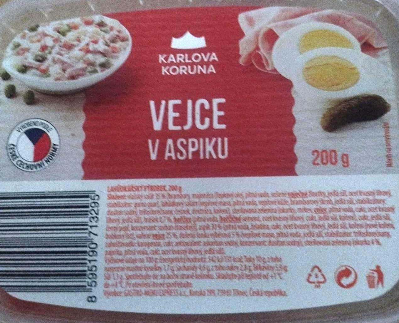 Fotografie - Vejce v aspiku Karlova Koruna