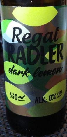 Fotografie - Regal Radler dark lemon