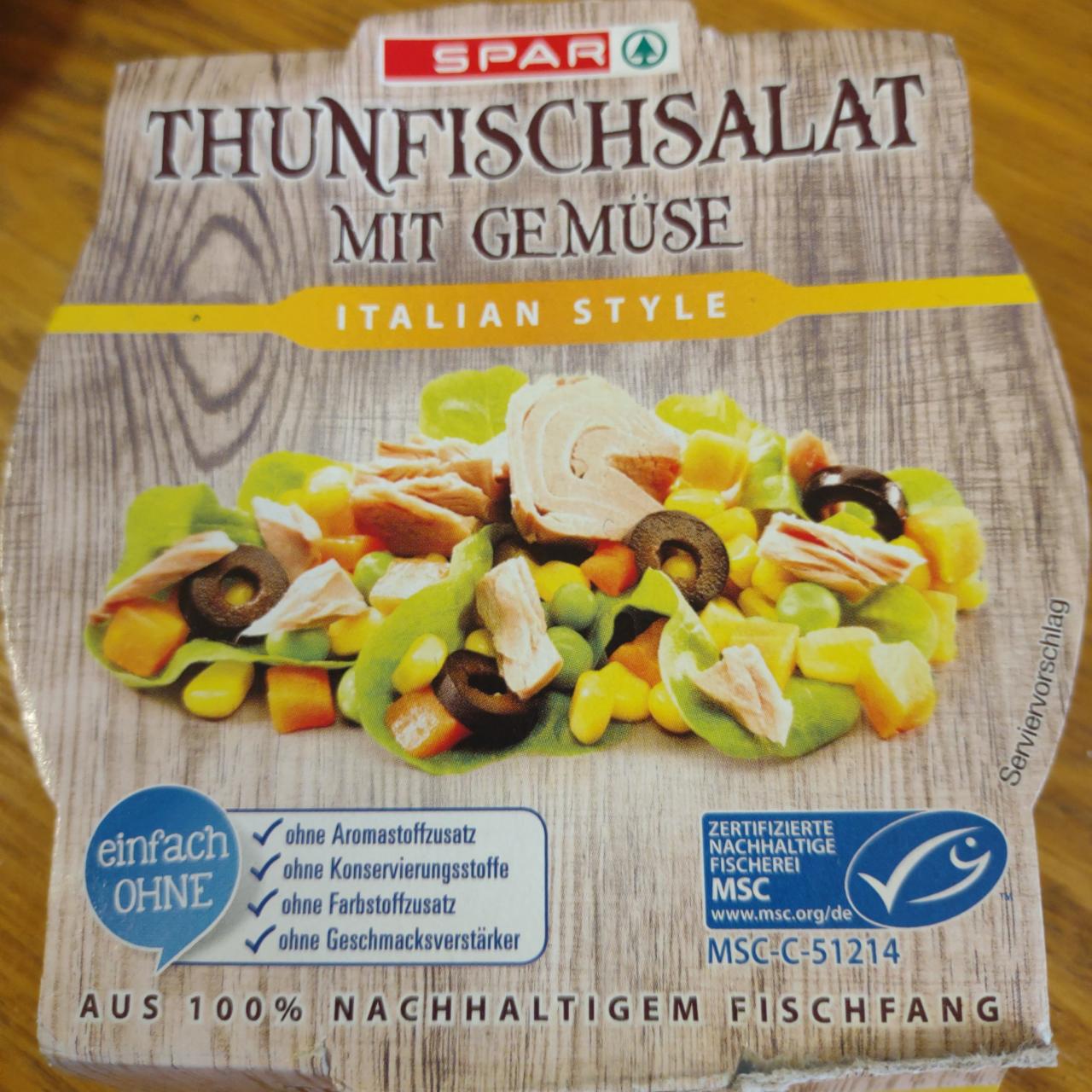 Fotografie - Thunfischsalat mit gemüse Italian style Spar