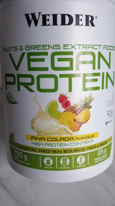 Fotografie - Vegan protein Pina colada Weider
