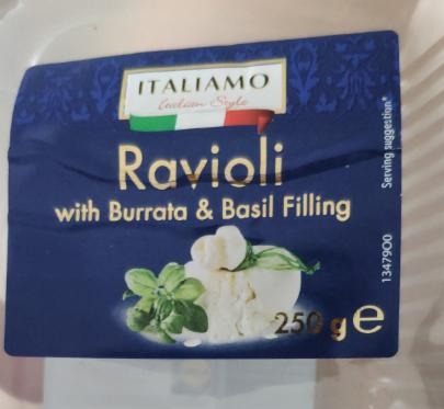 Fotografie - Ravioli with Burrata & Basil Filling