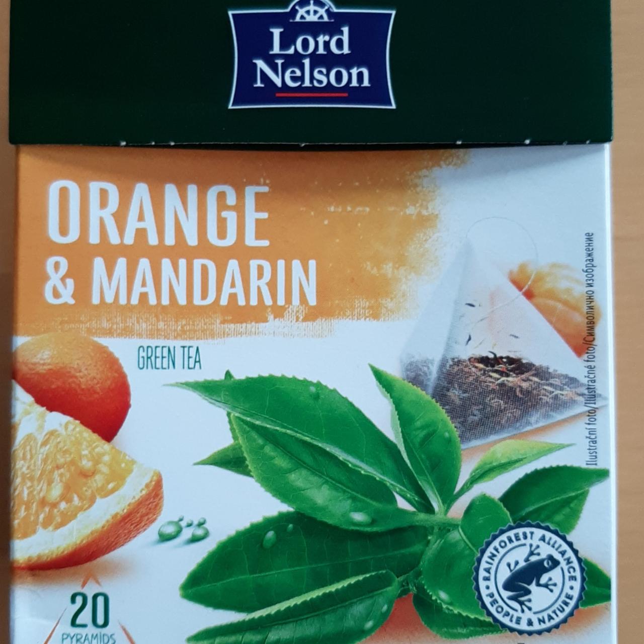 Fotografie - Zelený čaj s pomerančovou a mandarinkovou kůrou Lord Nelson