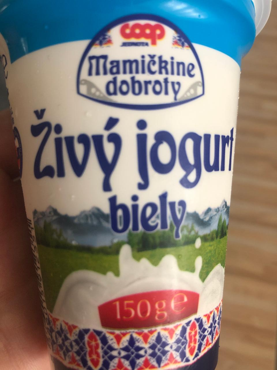 Fotografie - Mamičkine dobroty Živý jogurt biely Coop
