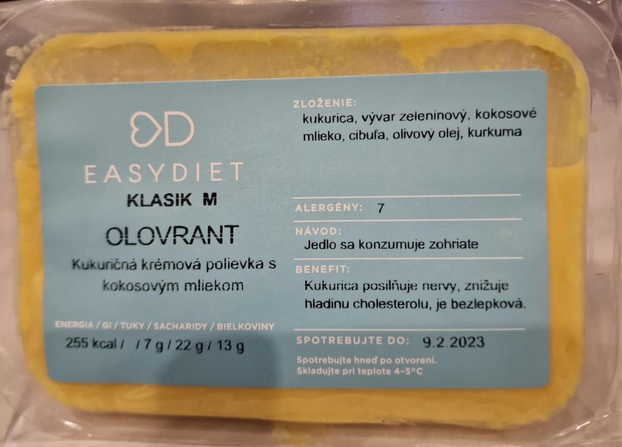 Fotografie - Kukuričná krémová polievka s kokosovým mliekom EasyDiet