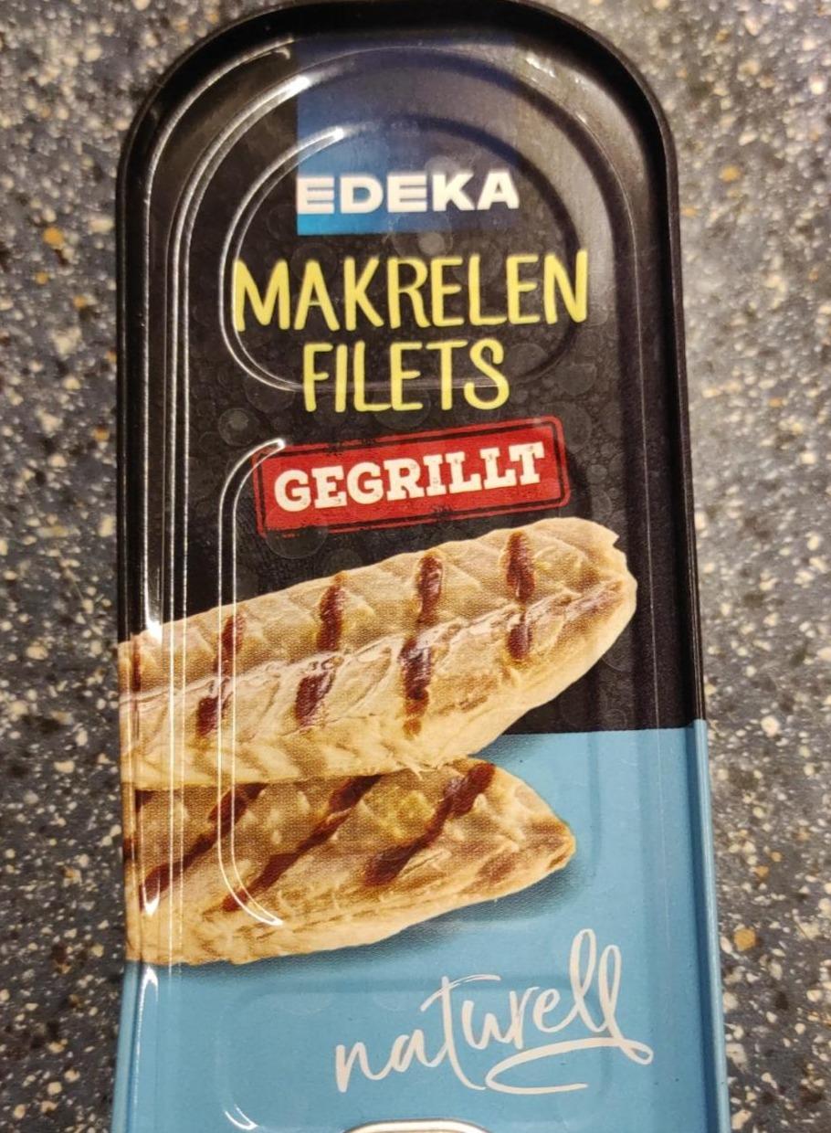 Fotografie - Makrelen Filets gegrillt naturell Edeka