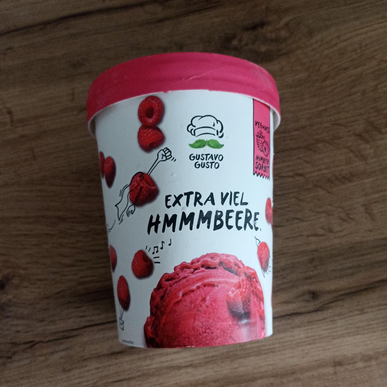 Fotografie - Extra viel Hmmmbeere veganes HimbeerSorbet Gustavo Gusto