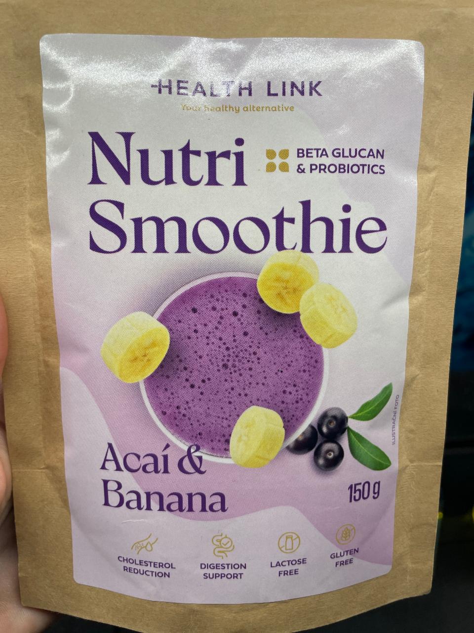 Fotografie - Nutri Smoothie Acai & Banana Health Link