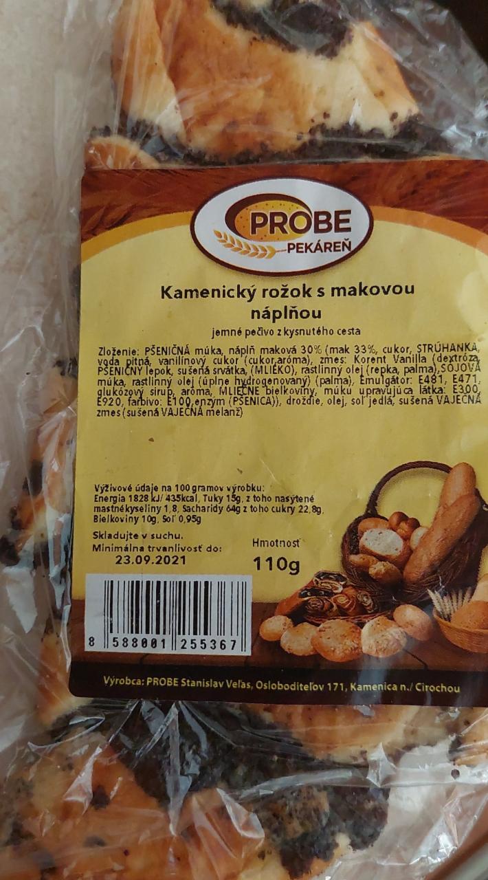 Fotografie - Kamenický rožok s makovou náplňou Probe