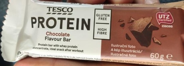 Fotografie - Protein Chocolate Flavour Bar Tesco