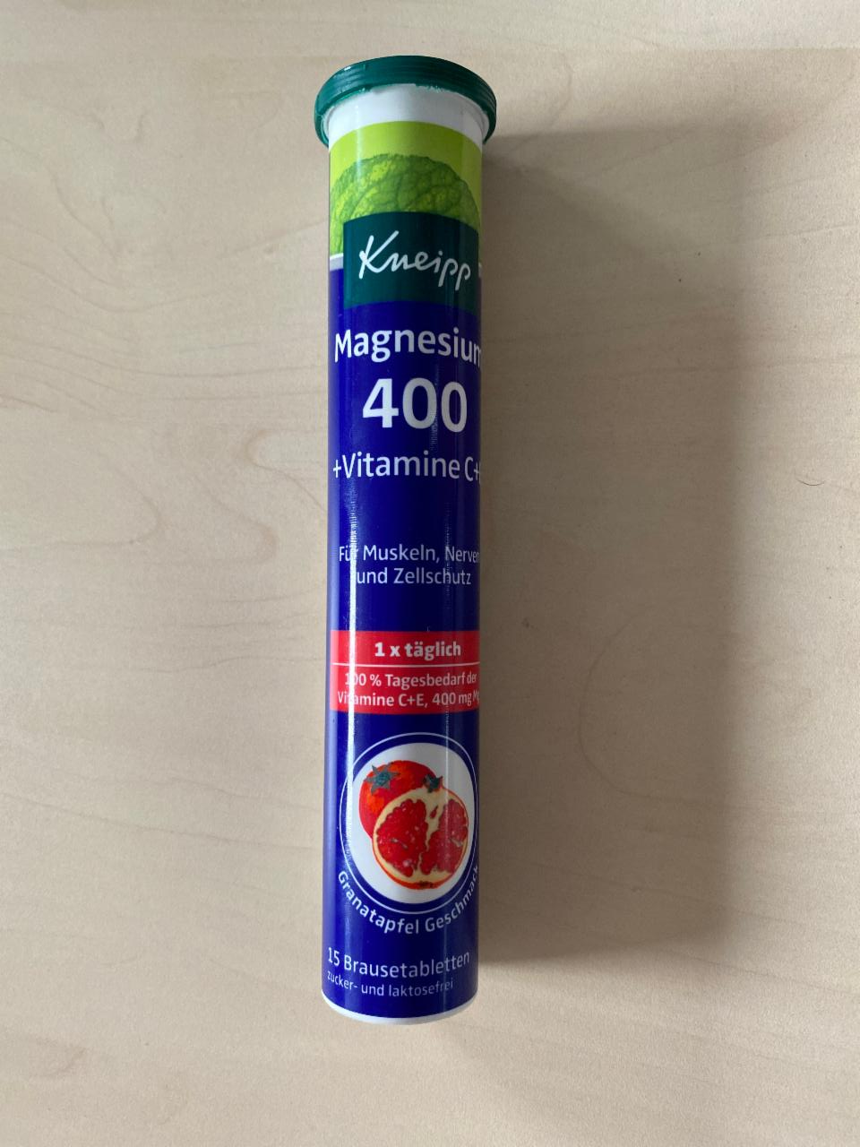 Fotografie - Magnesium 400 + Vitamine C+E