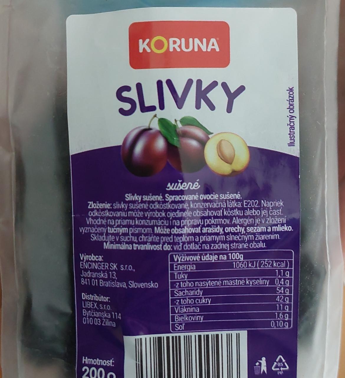 Fotografie - Slivky sušené Koruna