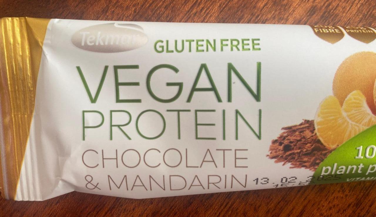 Fotografie - Vegan Protein Chocolate & Mandarin Tekmar