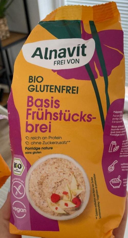 Fotografie - bio glutenfrei basis fruhstuck brei alnavit