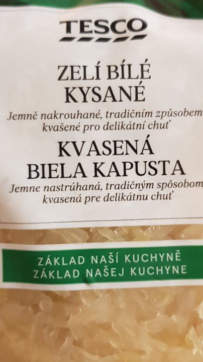 Fotografie - kvasená biela kapusta Tesco