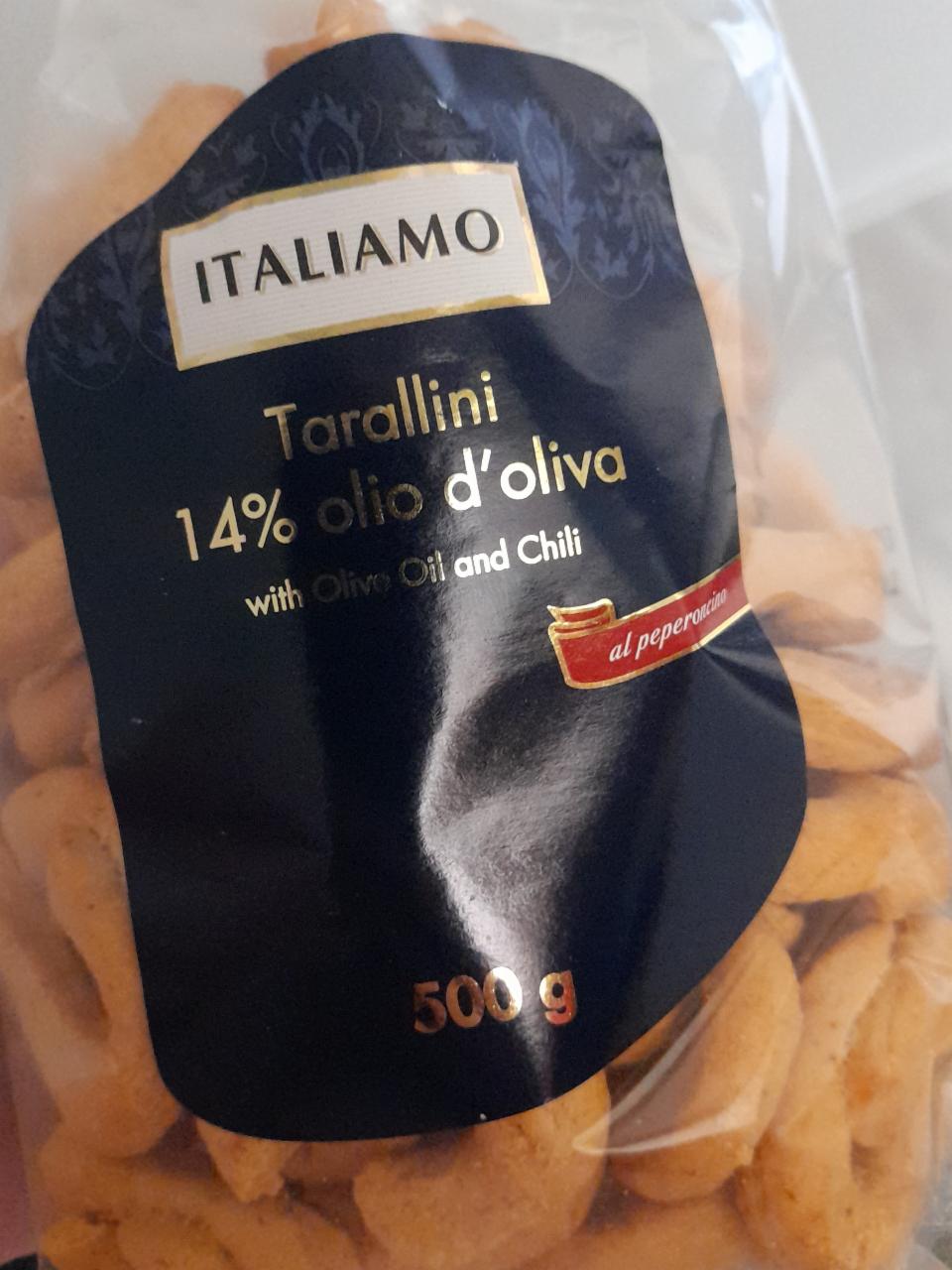 Fotografie - Tarallini 14% olio d'oliva with Olive Oil and Chili Italiamo