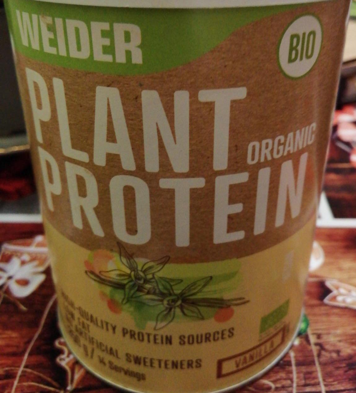 Fotografie - Plant Organic Protein Vanilla Weider